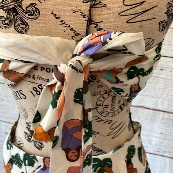 Shein skirt with top woman and banana leaves design - Picture 8 of 13